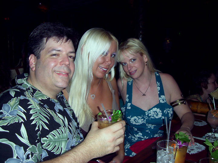 Me, our friend Molly and my wife Colleen at the Mai Kai Saturday Night.